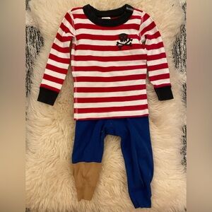Hanna Andersson Longsleeve Boys Pirate Pajamas, size 2T 85 cm